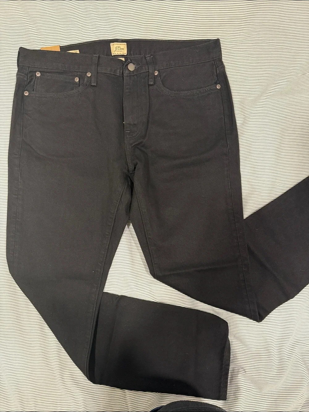 J. Crew Men's Slim Straight Jeans in Black